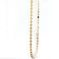 Load image into Gallery viewer, Yellow Gold Flat Disc Link Bracelet
