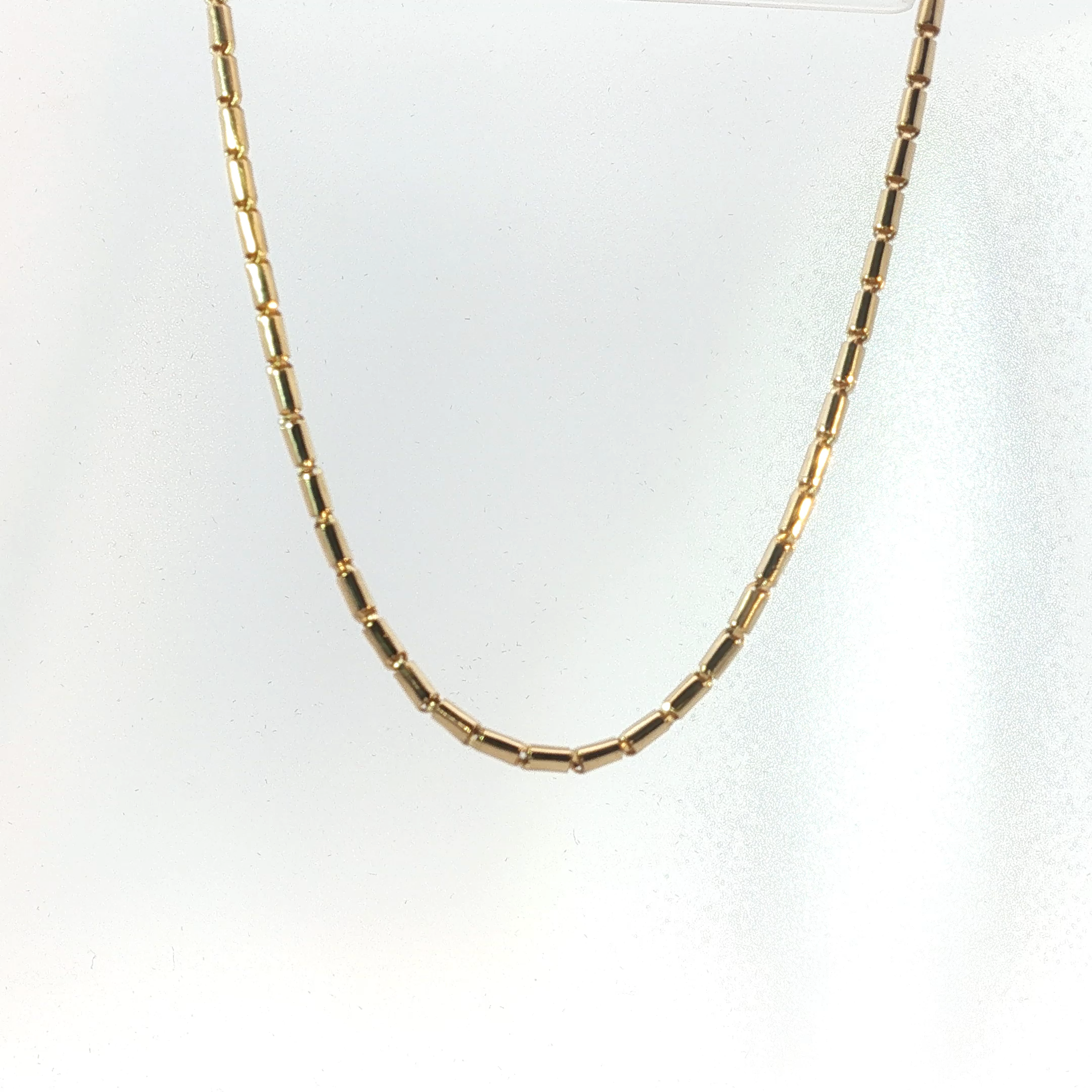 Yellow Gold Cylinder Link