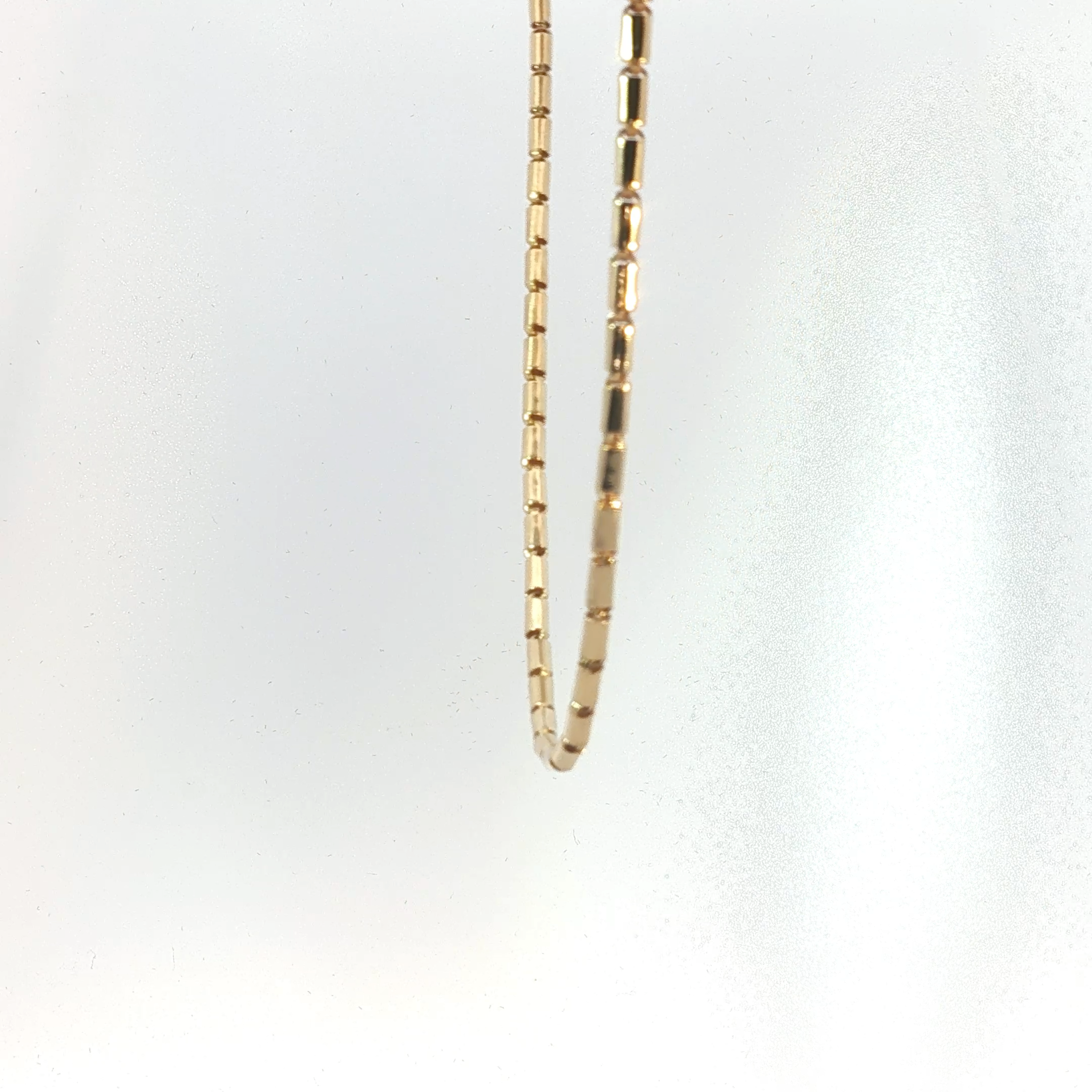 Yellow Gold Cylinder Link