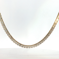 Load image into Gallery viewer, Emerald Cut Diamond Tennis Necklace
