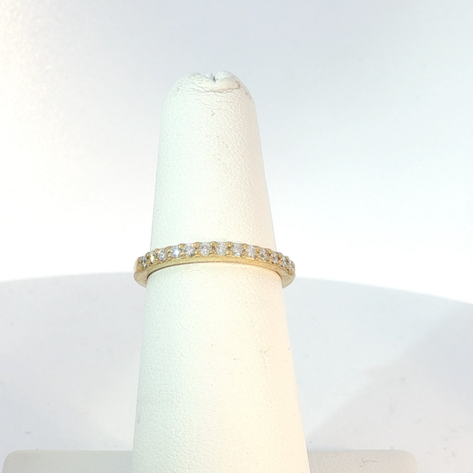 Diamond Eternity Ring in Yellow Gold