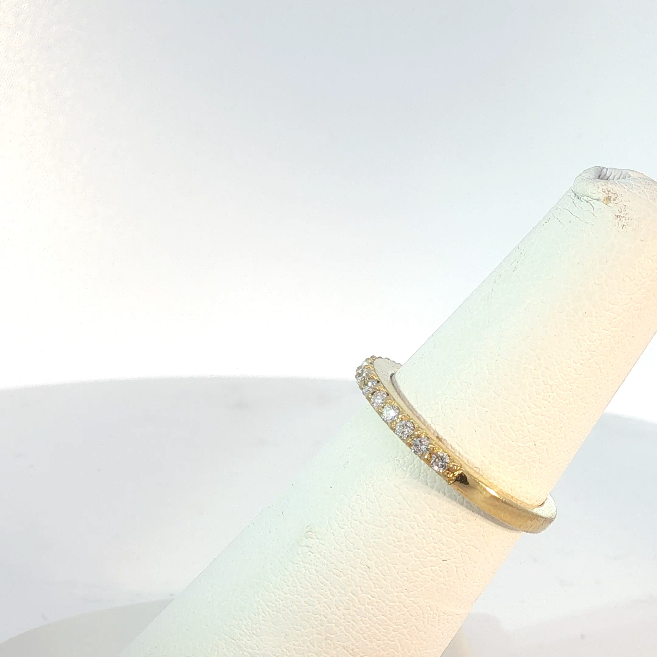 Diamond Eternity Ring in Yellow Gold