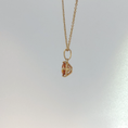 Load image into Gallery viewer, Round Citrine Solitaire Pendant Necklace in Yellow Gold
