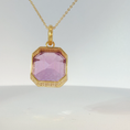 Load image into Gallery viewer, Octagonal Kunzite Charm
