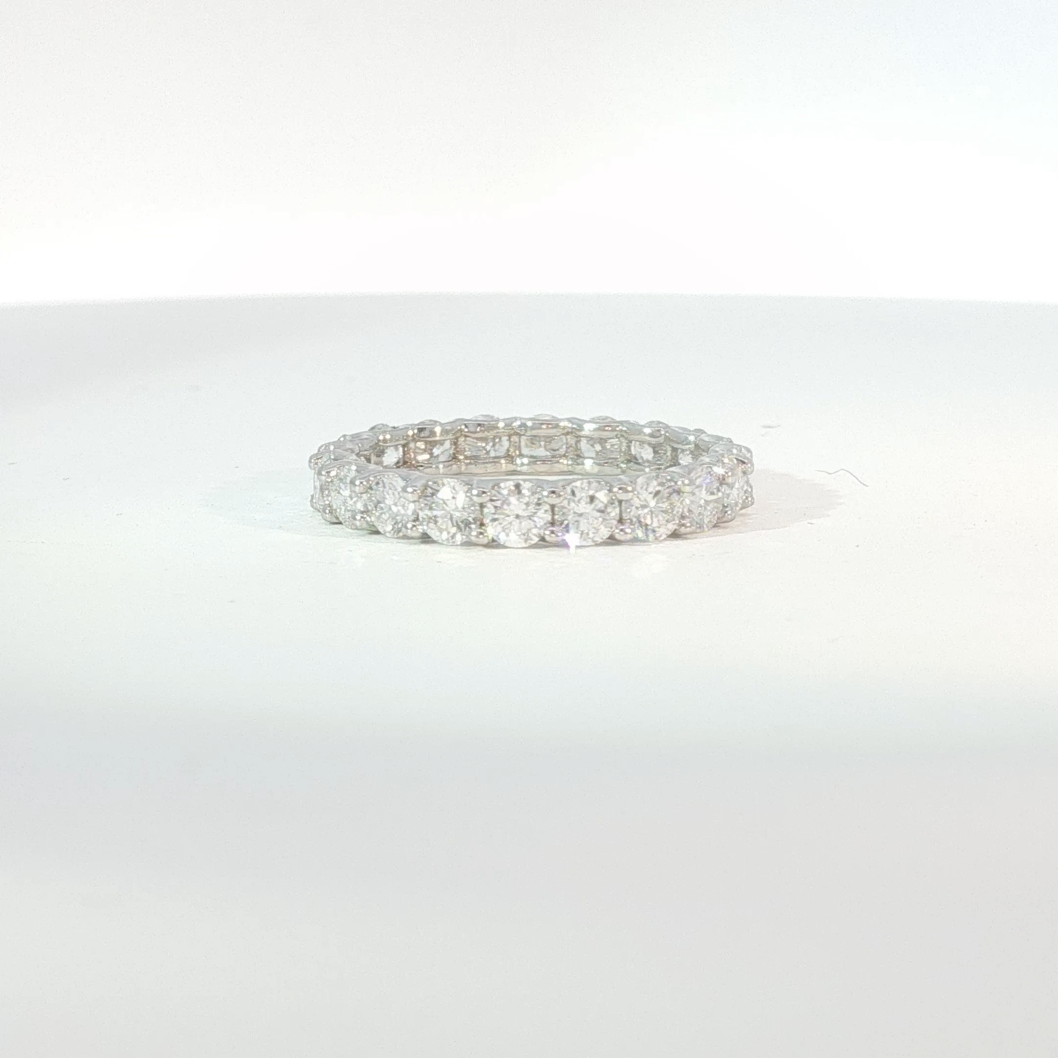 Diamond Eternity Ring in White Gold