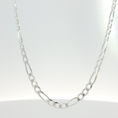 Load image into Gallery viewer, Classic Silver Figaro Link Chain Necklace
