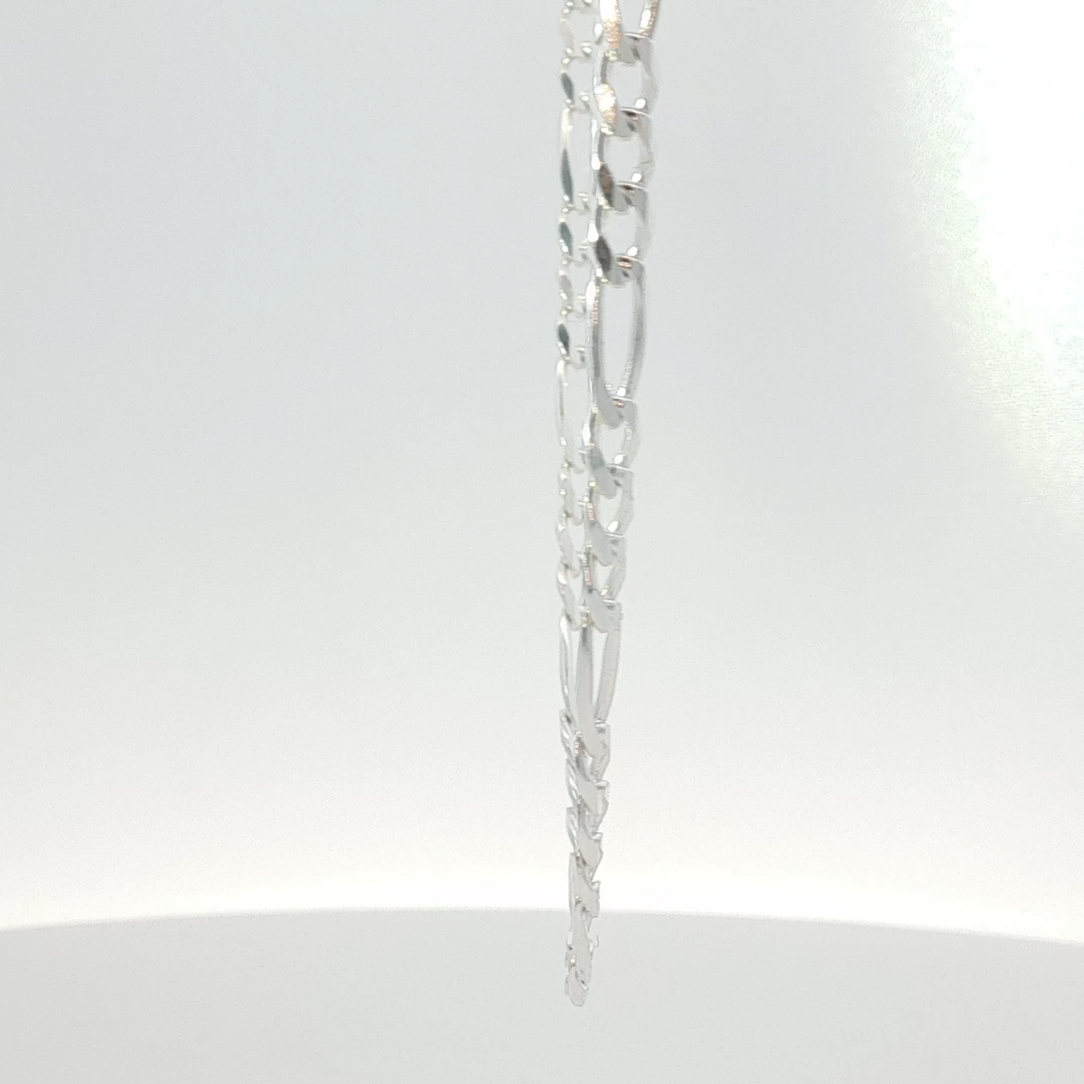 Classic Silver Figaro Link Chain Necklace