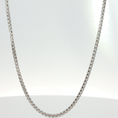 Load image into Gallery viewer, Classic Box Chain Necklace in White Gold
