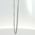Load image into Gallery viewer, Classic Box Chain Necklace in White Gold
