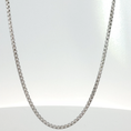 Load image into Gallery viewer, Classic Box Chain Necklace in White Gold
