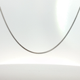 Load image into Gallery viewer, Classic Woven Chain Necklace in White Gold
