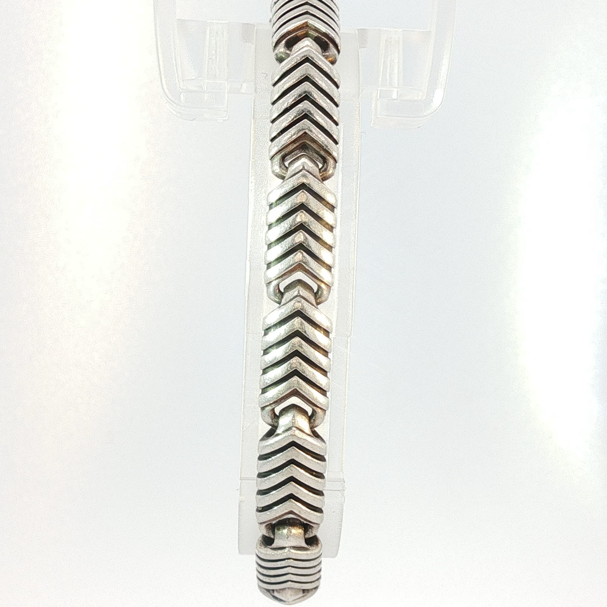 David Yurman Chevron Link Chain Bracelet in Silver