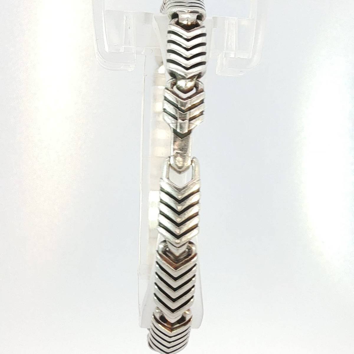David Yurman Chevron Link Chain Bracelet in Silver