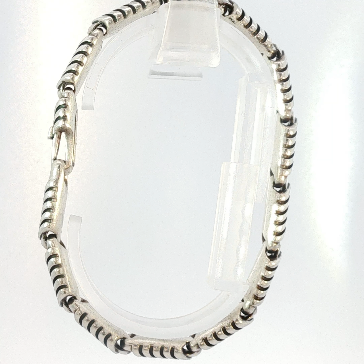 David Yurman Chevron Link Chain Bracelet in Silver