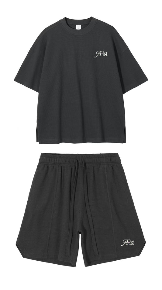 Waffle Shorts - Black