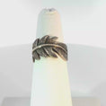Load and play video in Gallery viewer, Minimalist Polished Silver Flat Profile Band Ring
