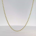 Load and play video in Gallery viewer, Classic Yellow Gold Beaded Chain Necklace
