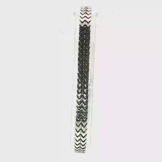 Sterling Silver Zigzag Chain Bracelet