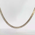 Load and play video in Gallery viewer, Emerald Cut Diamond Tennis Necklace
