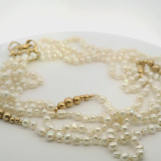 Vintage Pearl Strand Necklace