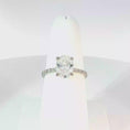 Load and play video in Gallery viewer, Oval Cut Diamond Multistone Ring in White Gold
