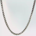 Load and play video in Gallery viewer, Silver Box Chain Necklace
