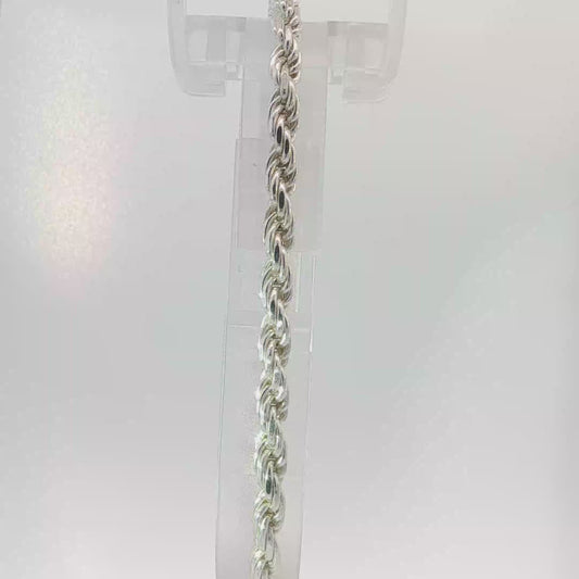 Classic Silver Rope Bracelet