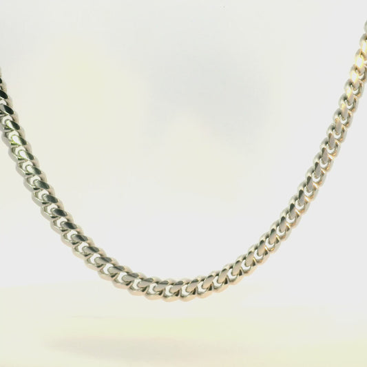 Italian Made 925 Siver Cuban Link Necklace