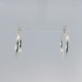 Load and play video in Gallery viewer, Hallow Silver Hoop Earrings
