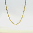 Load and play video in Gallery viewer, Solid Gold Rope Chain Necklace
