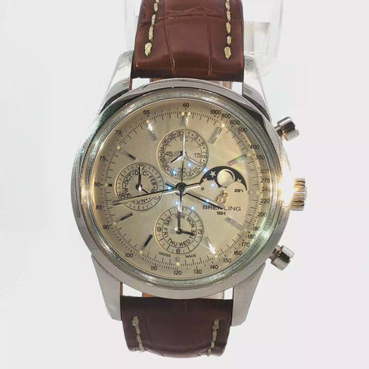 Brietling Moon Phase Chronograph TransOcean