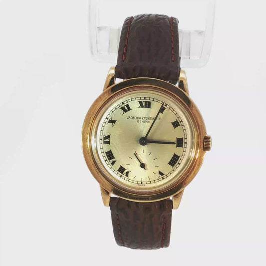 Automatic Vacheron Constantin Genève Yellow Gold Wristwatch
