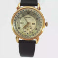 Load and play video in Gallery viewer, Vintage Movado Yellow Gold Wristwatch with Calendar Complication
