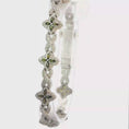 Load and play video in Gallery viewer, SIlver Floral Infinity Link Bracelet

