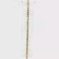 Load and play video in Gallery viewer, Gold Diamond Tennis Bracelet
