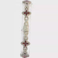 Load and play video in Gallery viewer, SIlver Floral Infinity Link Bracelet
