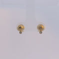 Load and play video in Gallery viewer, Gold tennis Earrings with Diamonds
