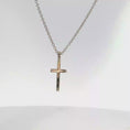 Load and play video in Gallery viewer, Minimalist Gold Cross Pendant
