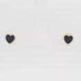 Load and play video in Gallery viewer, Yellow Gold Heart Stud Earrings
