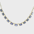 Load and play video in Gallery viewer, Tanzanite Paper clip necklace Necklace
