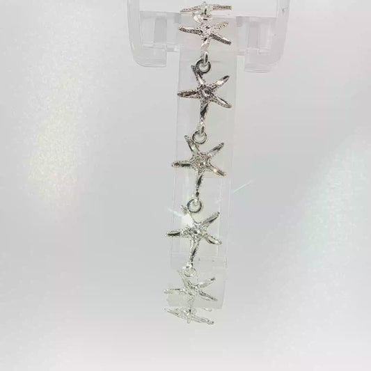 Sterling Silver Star Fish Bracelet