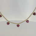 Load and play video in Gallery viewer, Gold and Rubellite Necklace
