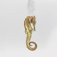 Load and play video in Gallery viewer, Yellow Gold Seahorse Charm
