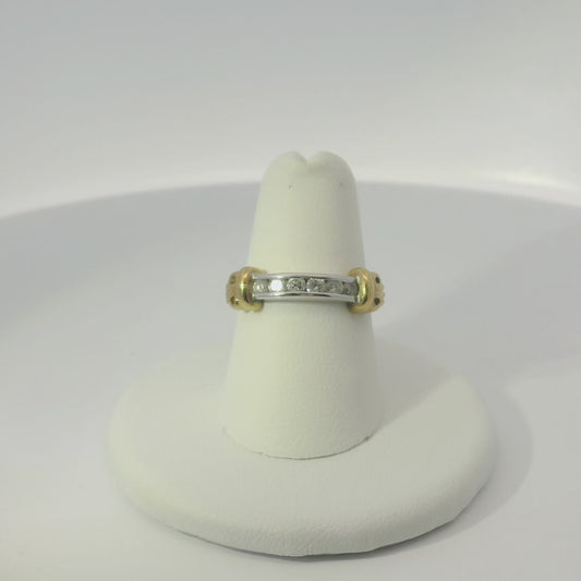 Two-Tone Diamond Ring