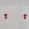 Load and play video in Gallery viewer, Ruby Stud Earrings
