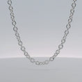 Load and play video in Gallery viewer, Silver Ellipse Necklace
