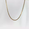 Load and play video in Gallery viewer, Yellow Gold Cylinder Link
