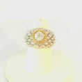 Load and play video in Gallery viewer, Marquise Studded Diamond Ring
