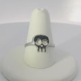 Load and play video in Gallery viewer, Stylish Skull Silver Ring
