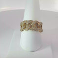 Load and play video in Gallery viewer, Yellow Gold CurbLink Ring Adorned with Diamonds
